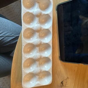 Rae Dunn White Speckled Tray